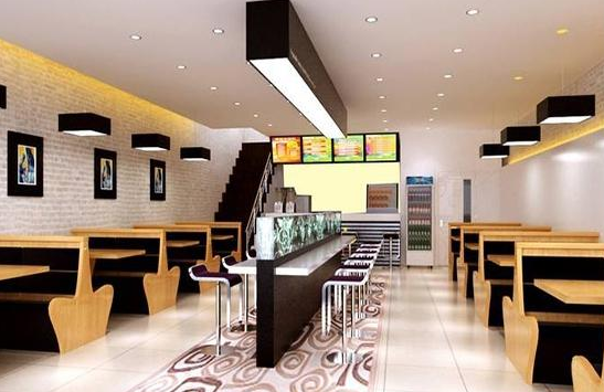 长沙小型餐馆饭店放大空间延伸的餐饮店面装饰设计你了解吗？